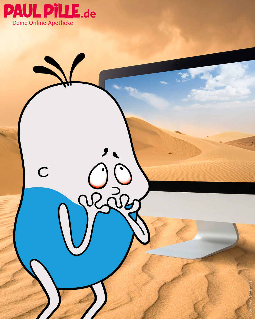 Bildschirm-Stress für die Augen!